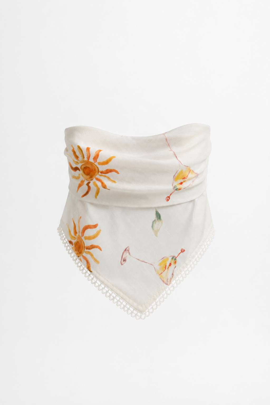 Top Bandeau Estampado Solar